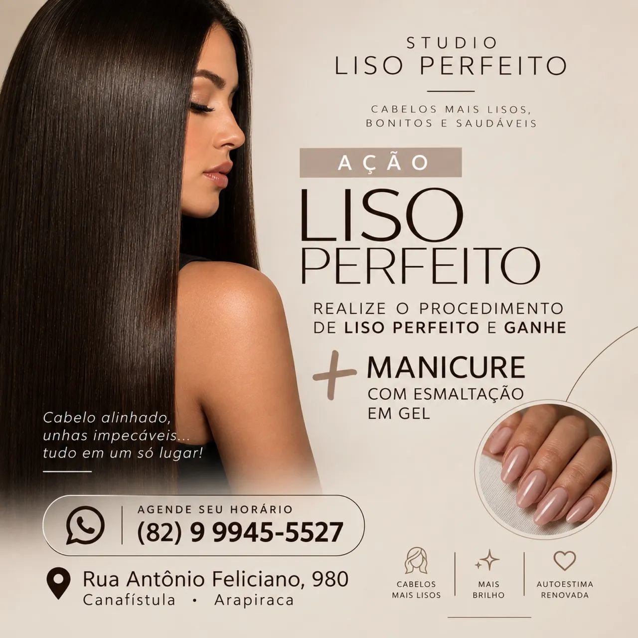 Especialista em Liso perfeito sem formol 