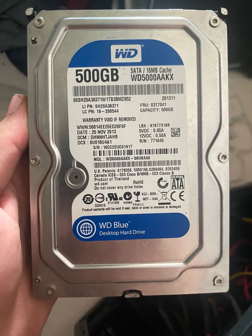 HD 500 GB WD Blue