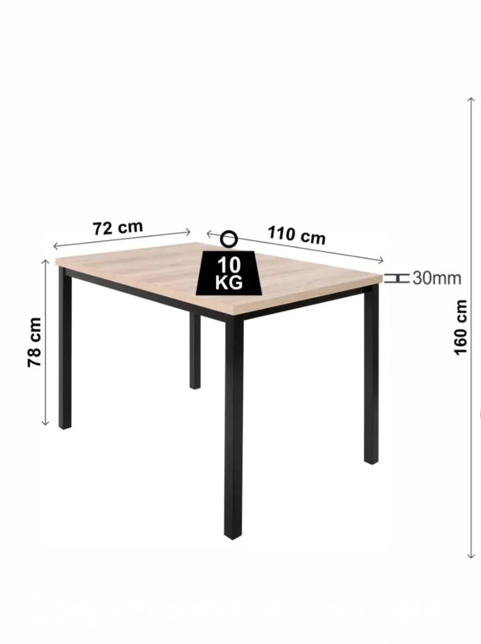 Vendo mesa na caixa ( sem as cadeiras, apenas a mesa) - Foto 2
