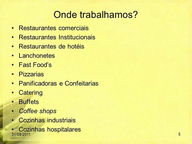 Feirantes- Nutricionista