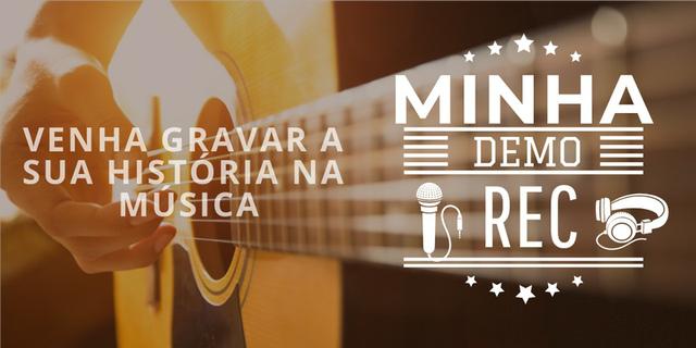 Gravação de violão e voz