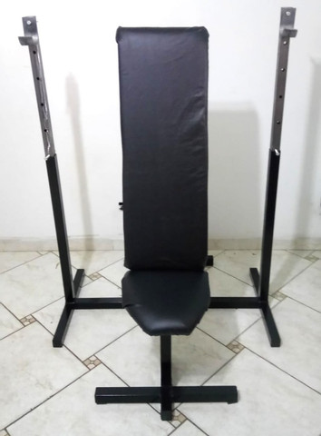 Kit Banco+Suporte Musculação Novo Fabricação Própria - Foto 2