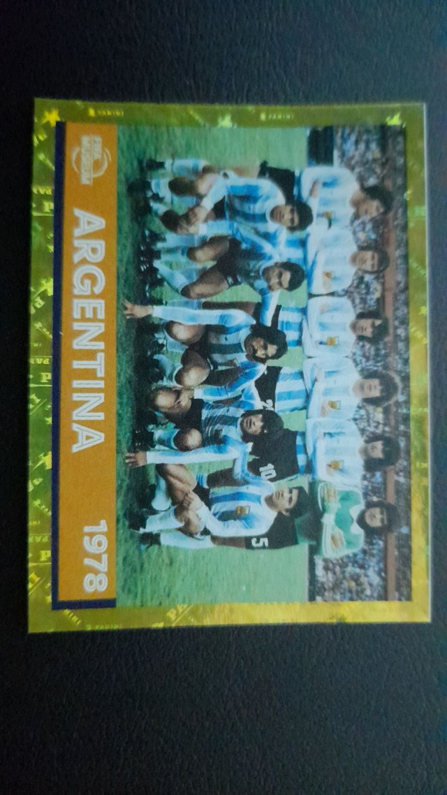 Figurinha Copa Qatar 2022, Seleção da Argentina 1978