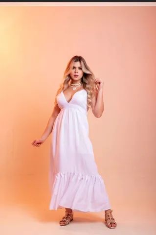 Vestido longo veste 36 ao 42 - Foto 3