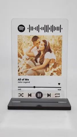 Placa Spotify Interativa - Personalize a sua!