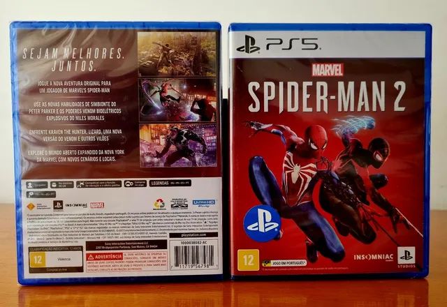 Marvel Spider-man 2 Ps5 Mídia Física Lacrada - Videogames - Saúde