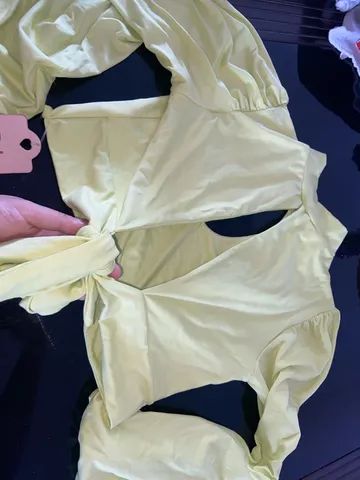 Conjunto com Top manga longa - Foto 3