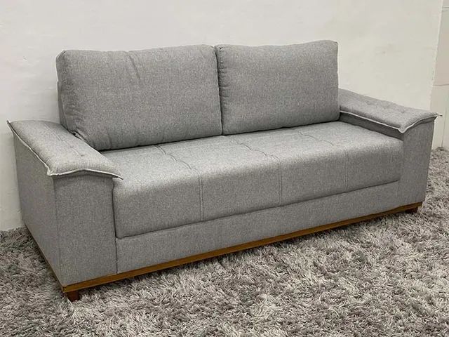 Sofá 3 Lugares Living 2,10m D28 e Molas a7