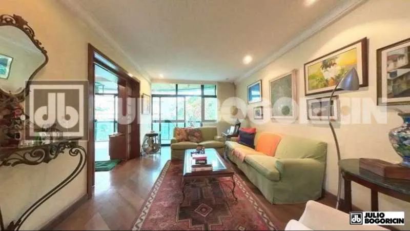 Apartamento a venda no Leblon 2ªquadra da praia prédio de luxo varanda 3 quartos 2vagas - Foto 5