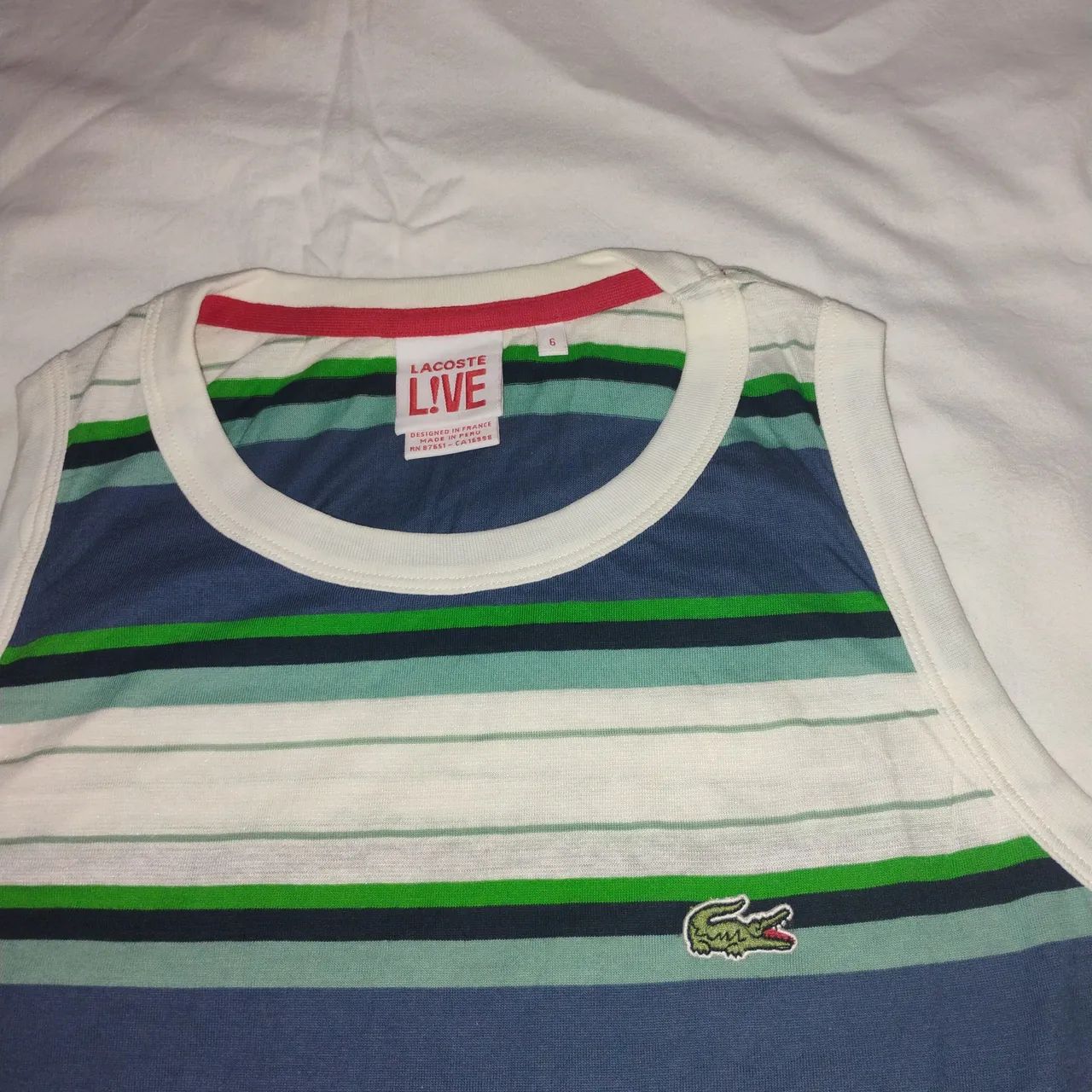 Regata Lacoste listrada  - Foto 2