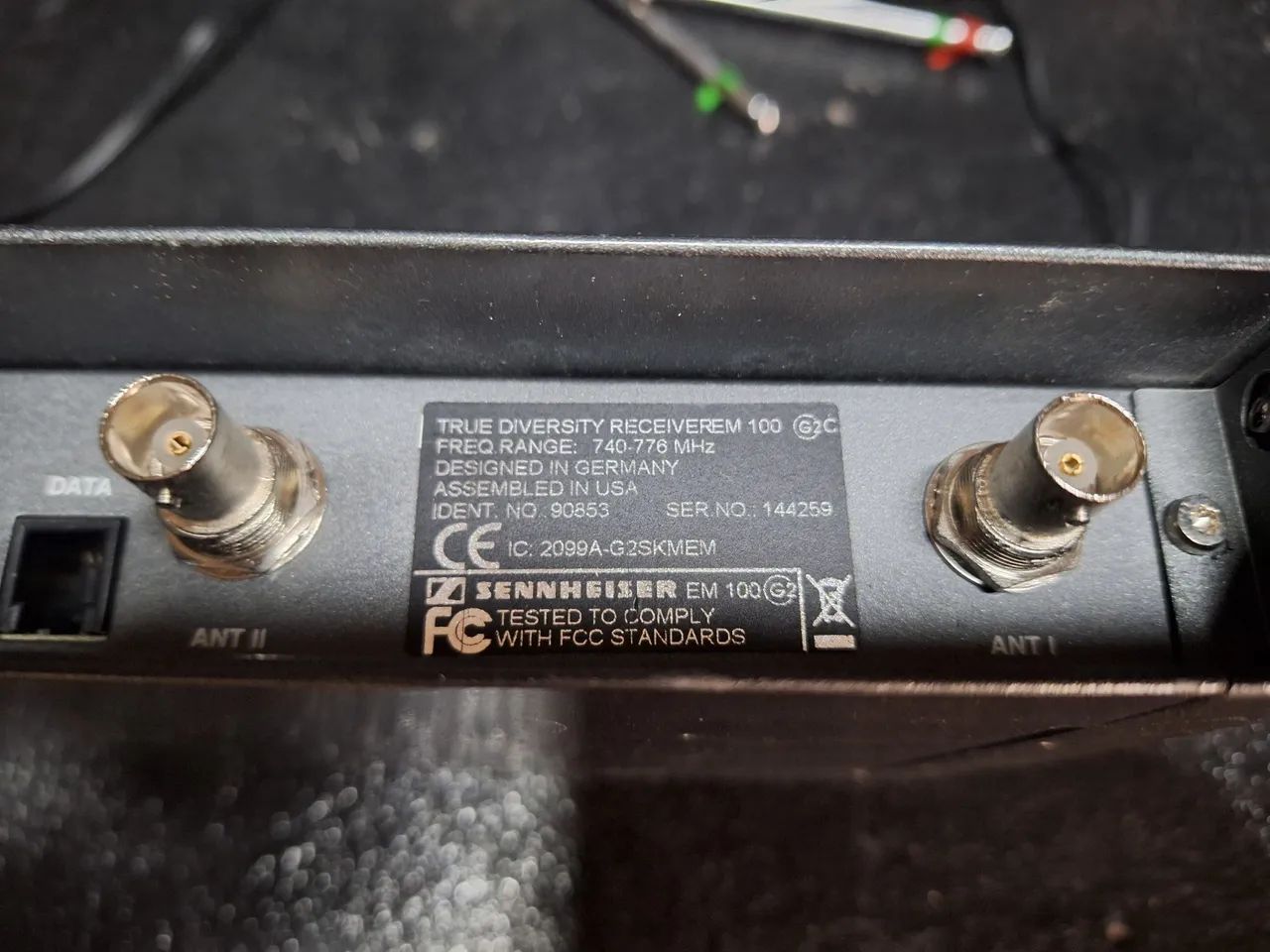 Microfone sennheiser G2 head set lapela  - Foto 4