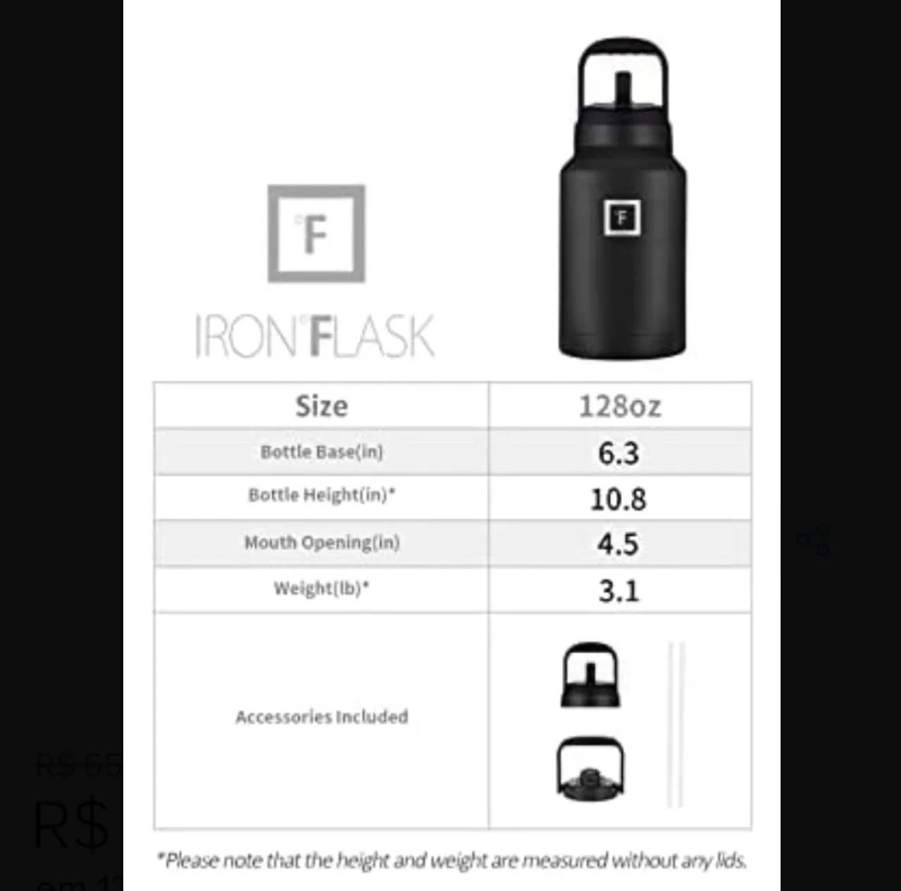 Garrafa IRONFLASK - Foto 5