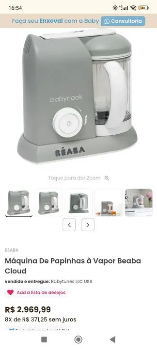 Máquina à Vapor Beaba