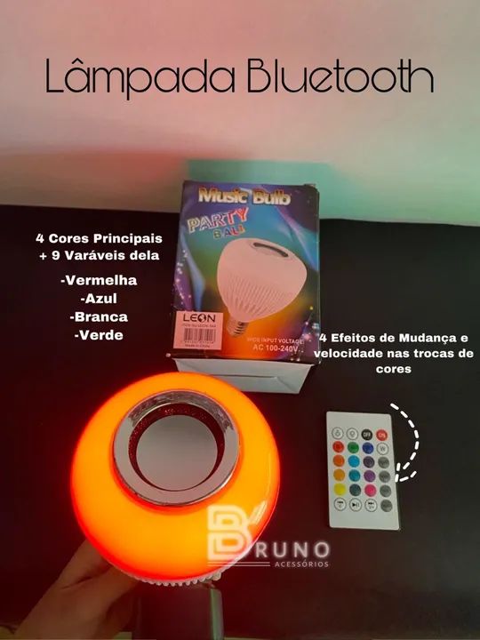 Lâmpada Bluetooth musical  - Foto 2