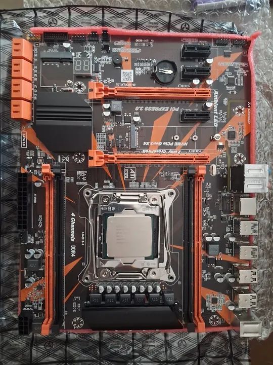 Atermiter-Conjunto de Placa Mãe com Xeon, Memória Desktop, DDR4, D4, D4, E5, 2650, V3, LGA - Foto 3