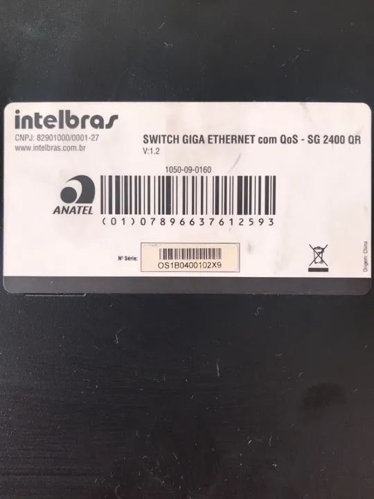 Switch Intelbras 24 Portas Gigabit - Foto 3