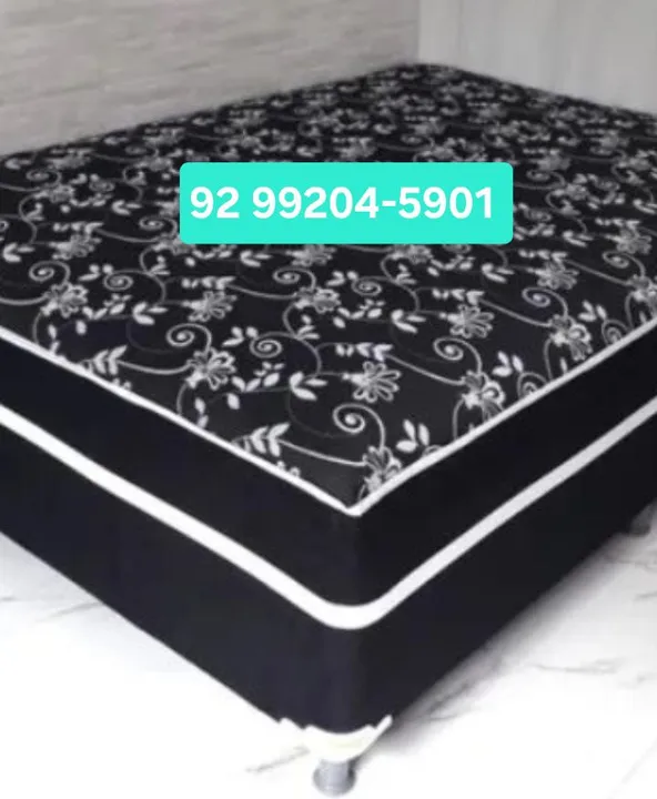Cama Box de casal semi ortopédica