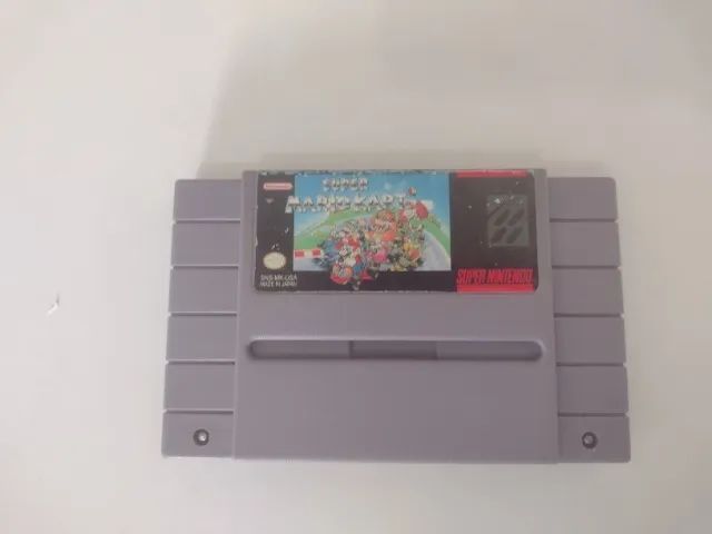 Cartucho Mario Kart Snes Original (relabel frontal) - Foto 2