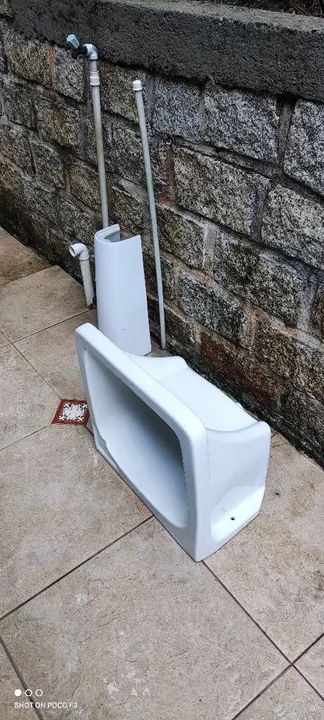 Tanque em Cerâmica com coluna Incepa - Foto 2