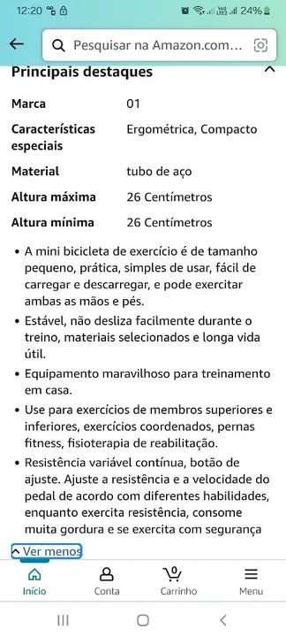 Exercitador de Pernas Grand Easy Exerciser 111 - Foto 6