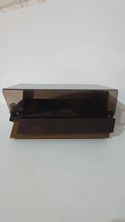 Fichario acrilico e madeira para escritório com chave - Foto 3