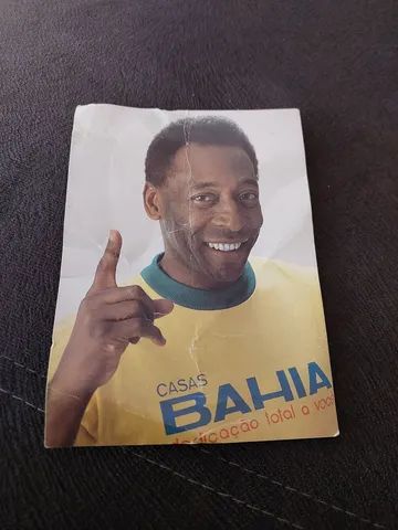  FOTO PROPAGANDA ANTIGA PELÉ CASAS BAHIA  SÓ VENDA - Foto 2