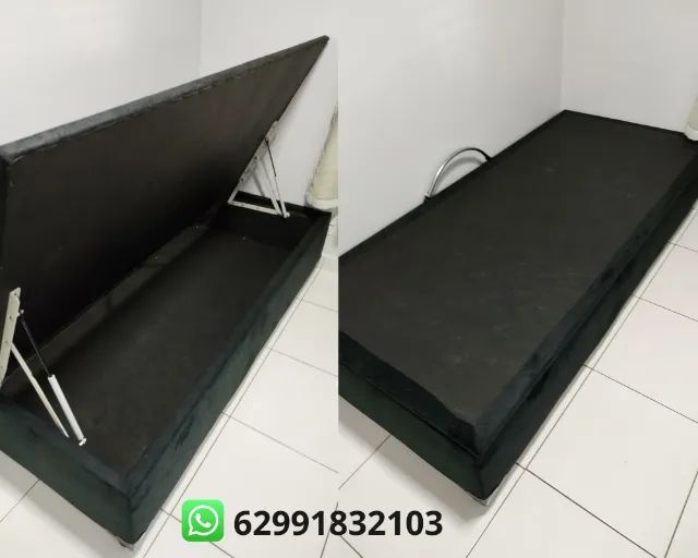 Cama Box Baú Solteiro com um ano de garantia - Foto 4
