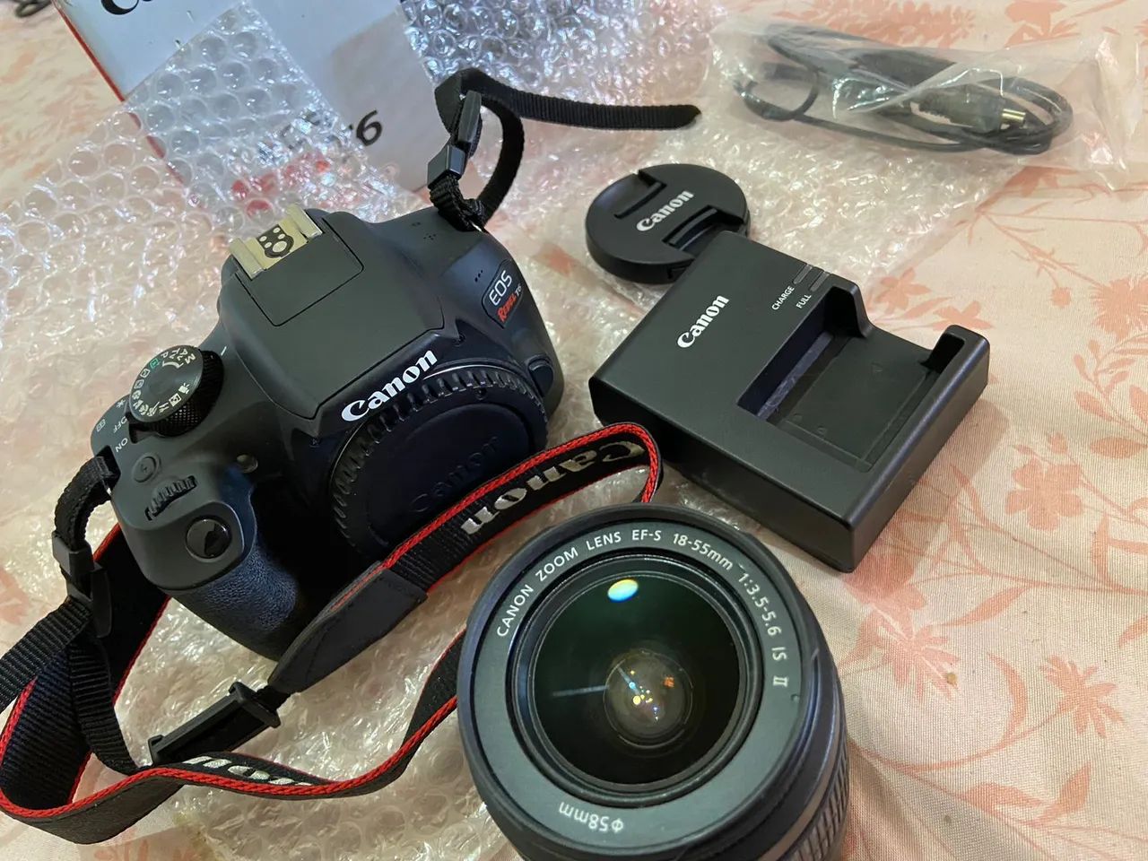 Câmera Canon EOS Rebel T6 + Lente 18-55mm - Foto 6