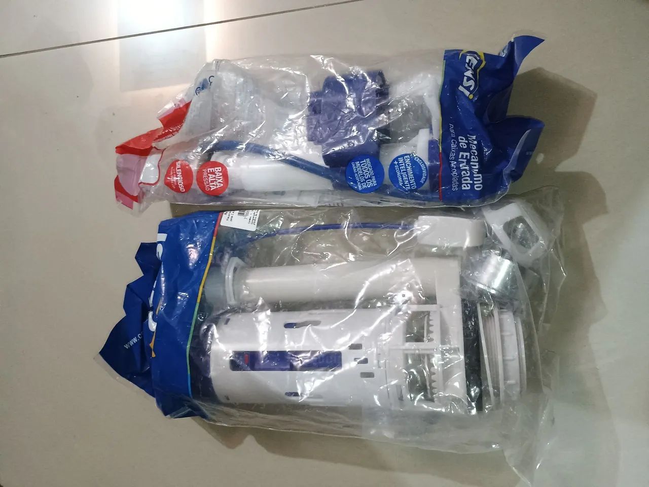 Kit completo Caixa Acoplada - acionamento duplo 