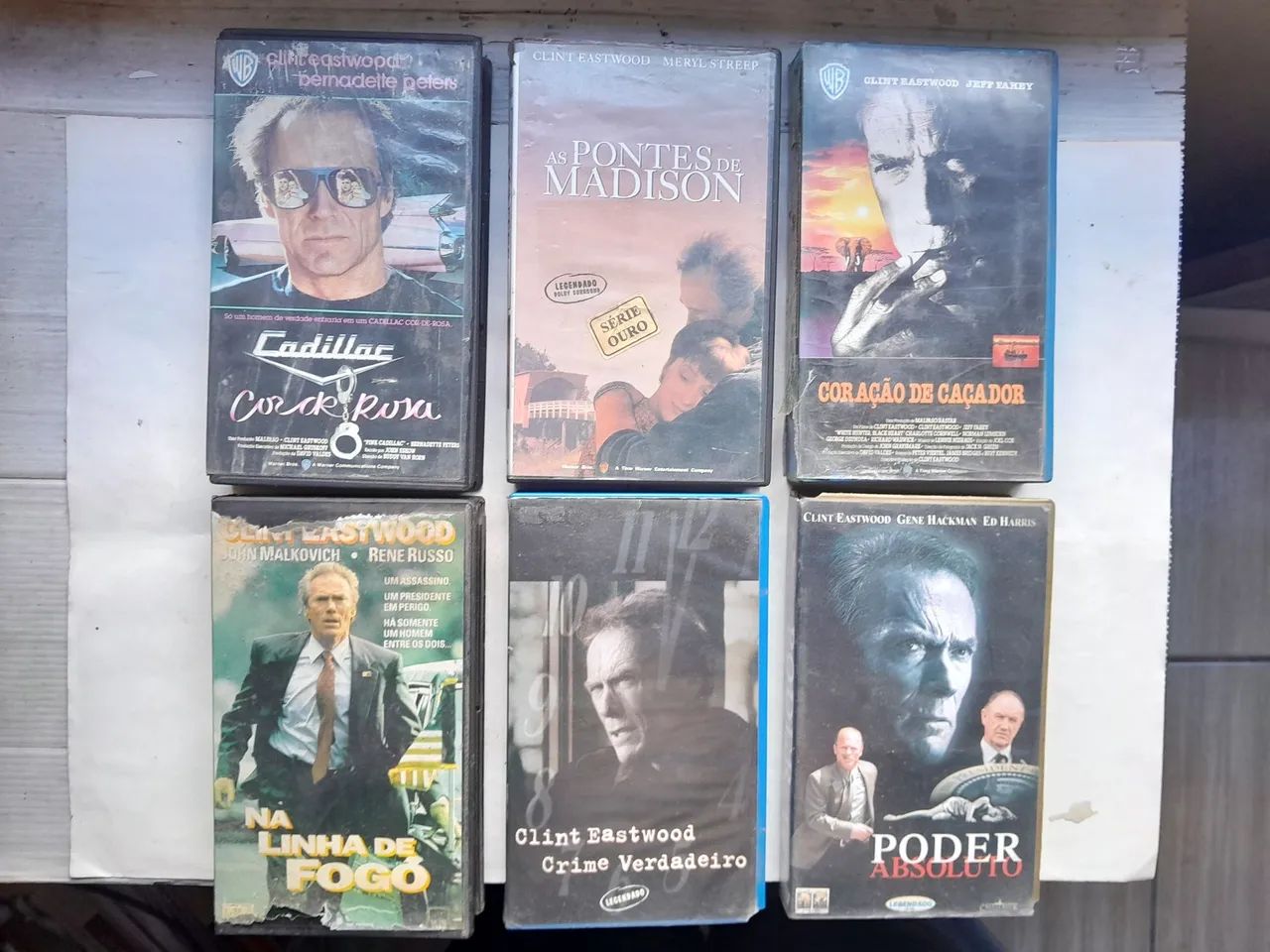 Vhs seleção Clint Eastwood originais Legendados (ler descrição anuncio)