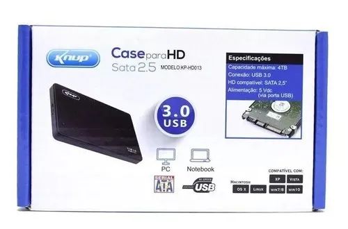Case para HD externo sata 2.5