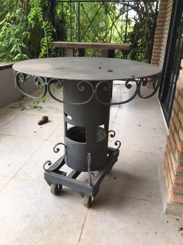 Mesa de ferro, original, design loft industrial, reforçada - Foto 5