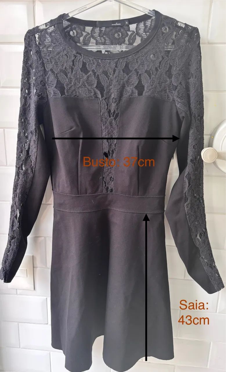 Vestido preto - usado 