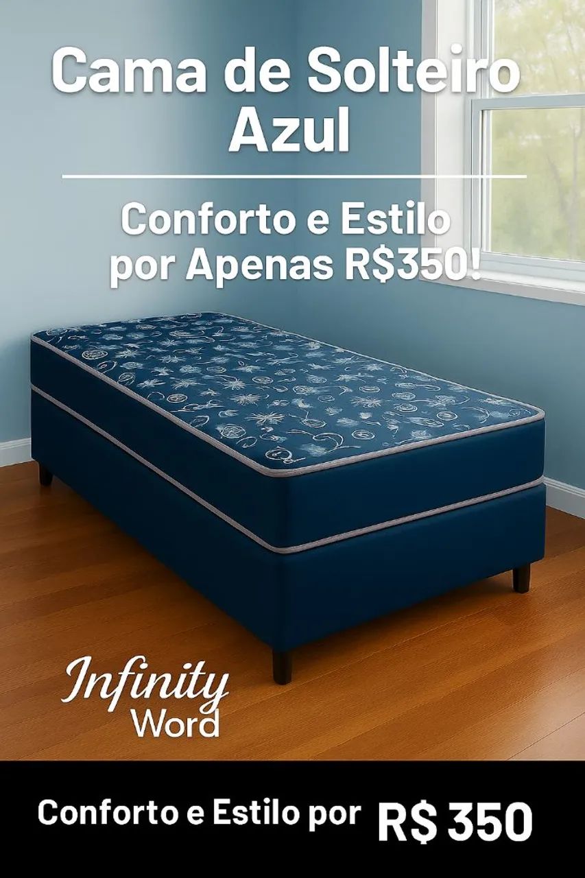 Cama de Solteiro 64386068008578120