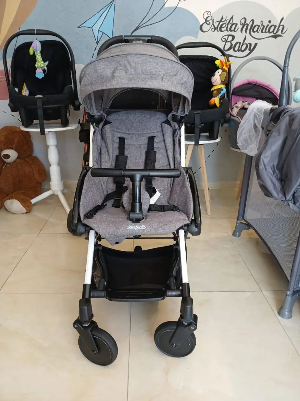 Carrinho de bebê compacto (aceito cartão 