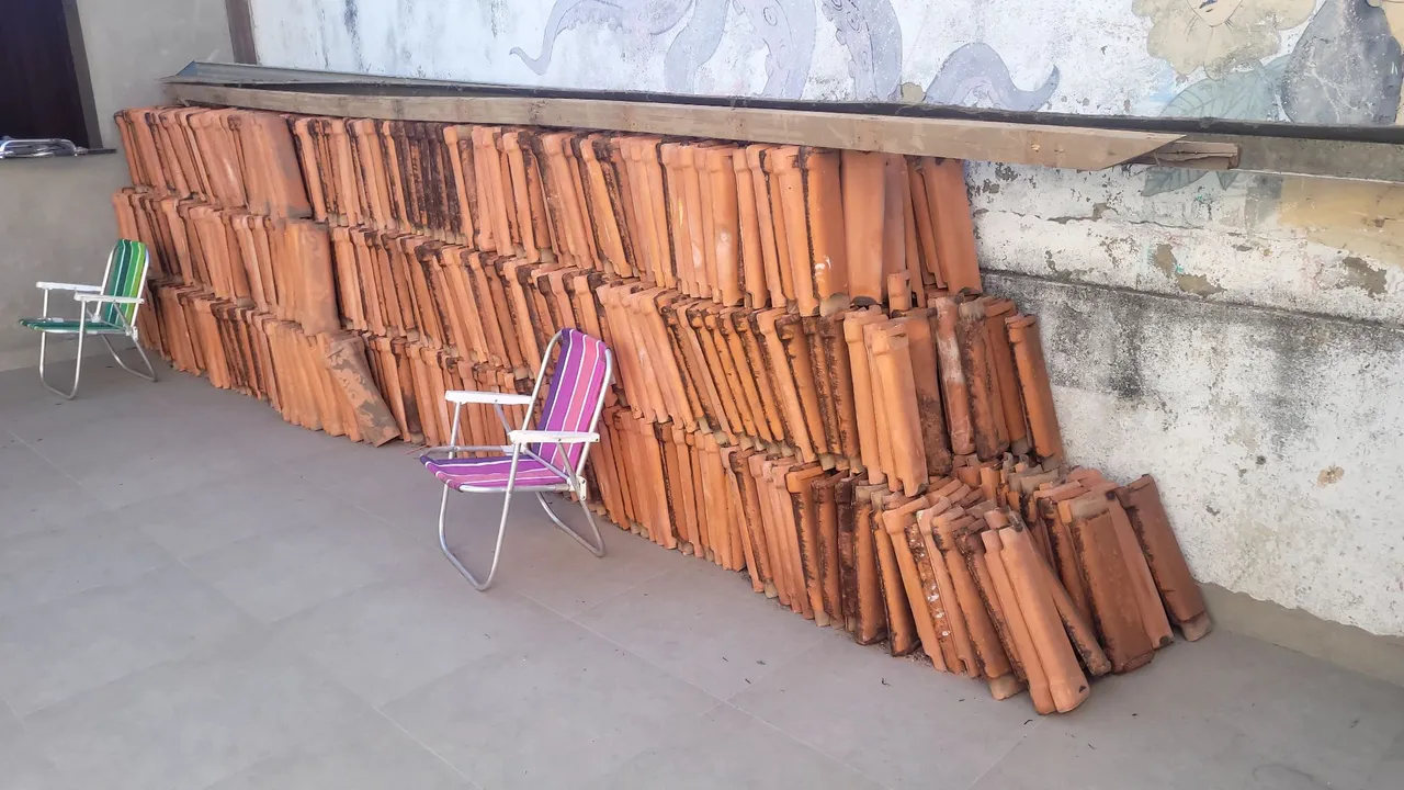 Telhas de cerâmica para área externa