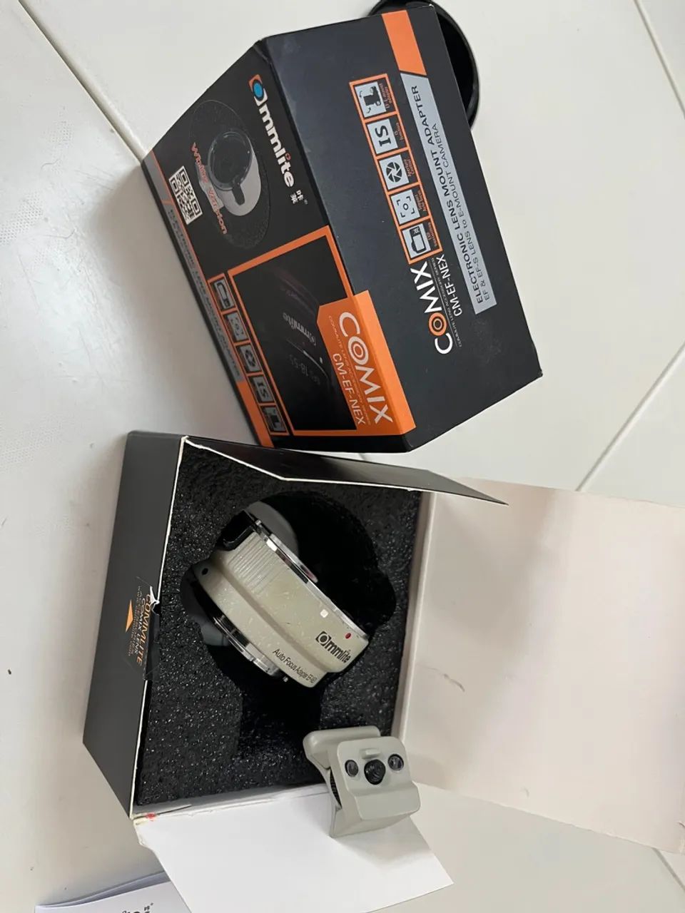 Adaptador de Lente para Câmera - Ommlite CM-EF-NEX - Foto 2