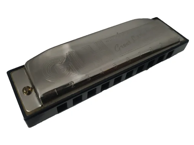 Gaita Diatônica Hohner Great Little Harp C Dó Maior Blues Ñ Marine Band