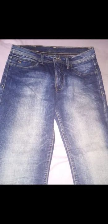 Calça jeans infantil Tam 12 kalvin Klein  - Foto 4