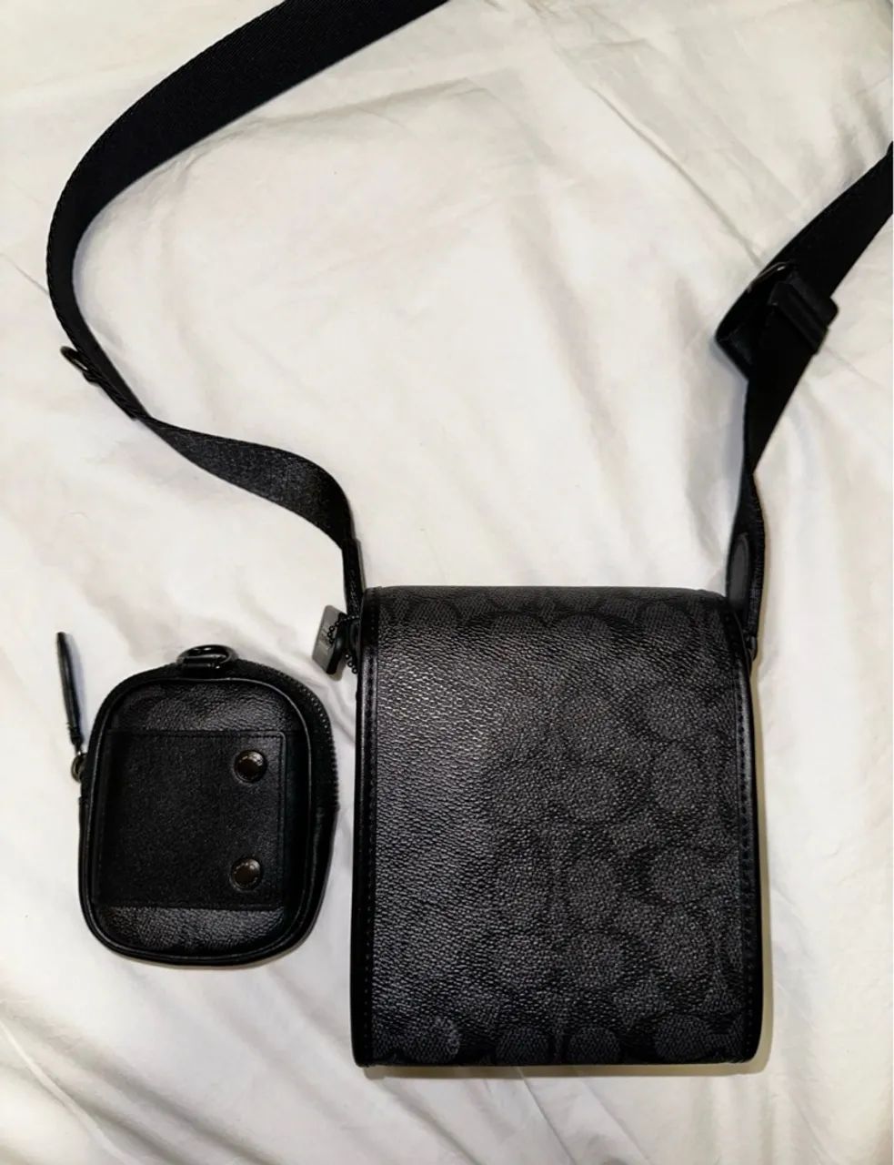 Bolsa Coach Messenger e porta moedas - Foto 5