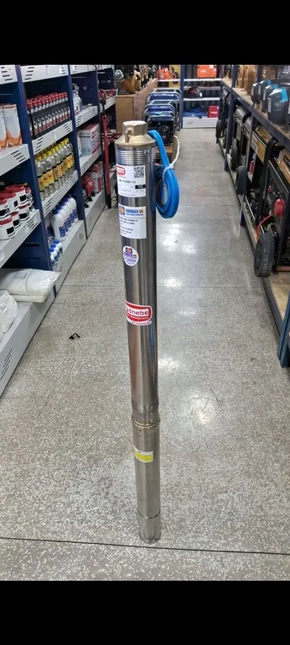 BOMBA SUBMERSA 1.5CV 220V 2 FIOS THEBE - Foto 2