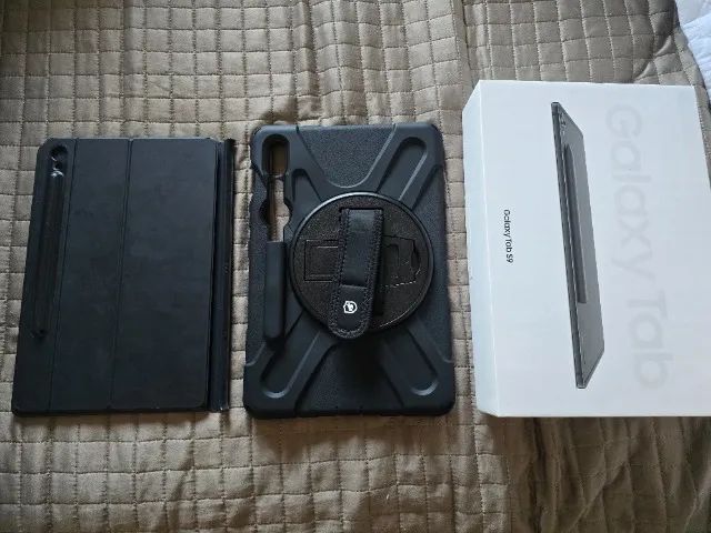 Tablet Samsung Tab S9 + Capa Teclado Original + Capa GSHIELD