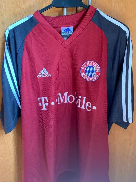 Camisa Bayern Munich 2002/2003 (Usada, tamanho G/L) - Foto 2
