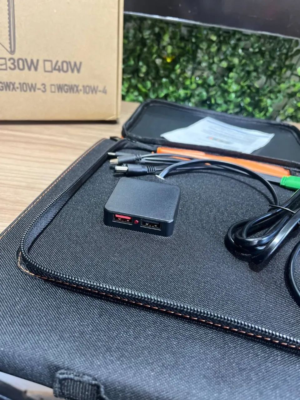 Painel Solar Portátil - 30W - Portable Solar Panel  - Foto 2