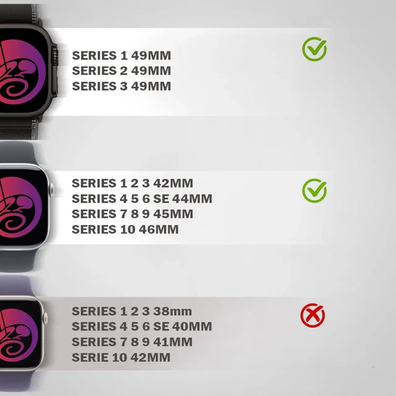 Pulseira em aço inoxidável para Apple Watch - Foto 3