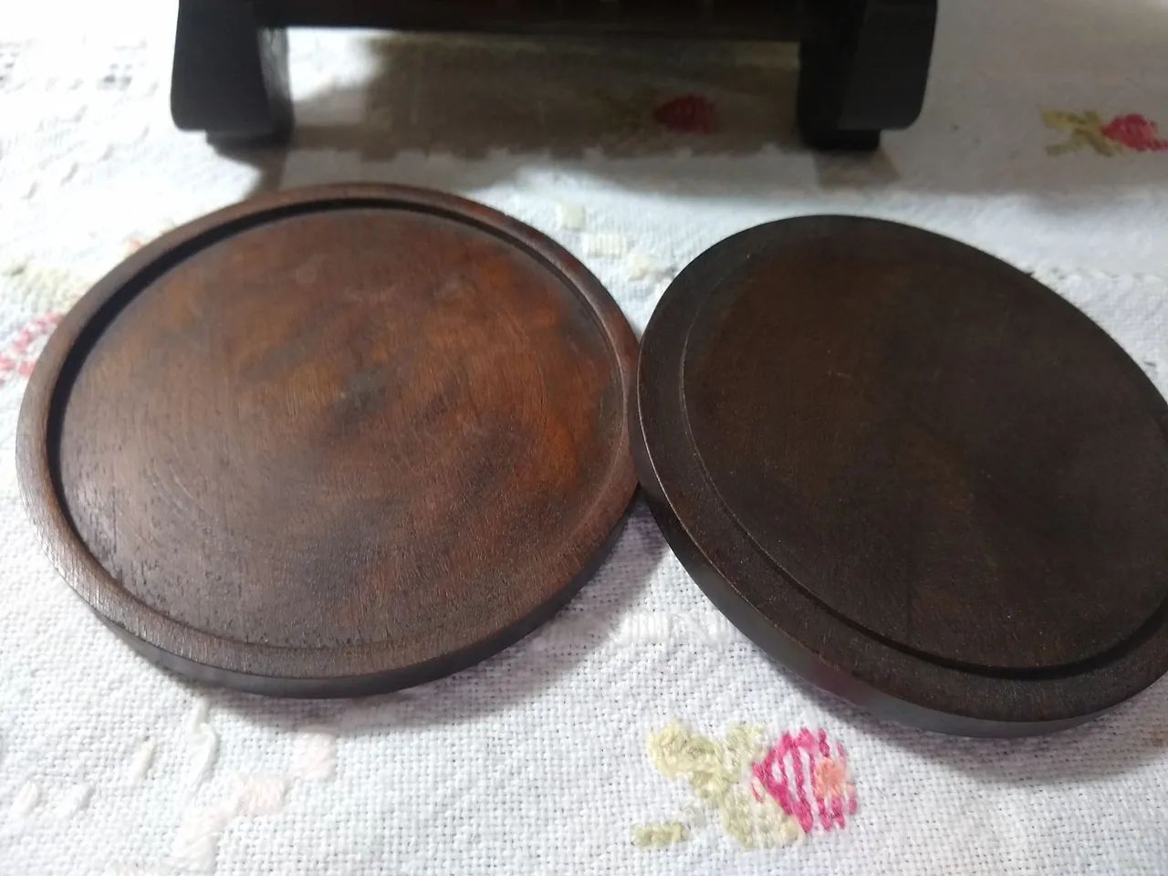 Jacarandá / porta copos clássico com suporte  - Foto 4