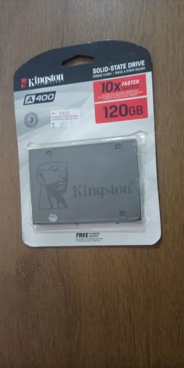 SSD Kingston A400 120GB - Novo