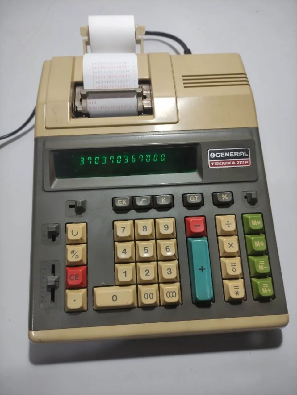 Calculadora General Teknika 2111p Funcionando Gb6 - Foto 2