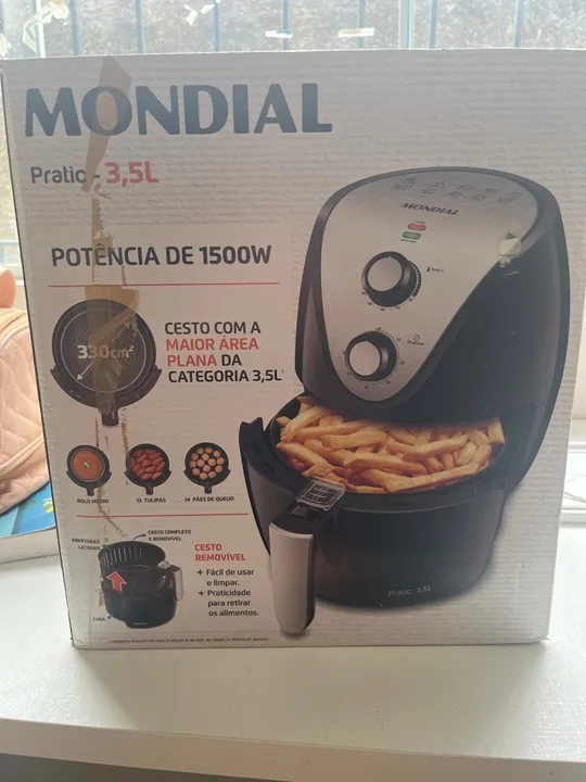 Air Fryer nunca usada. Nova. 110V