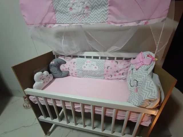 Mini Berço Completo64573994617986124